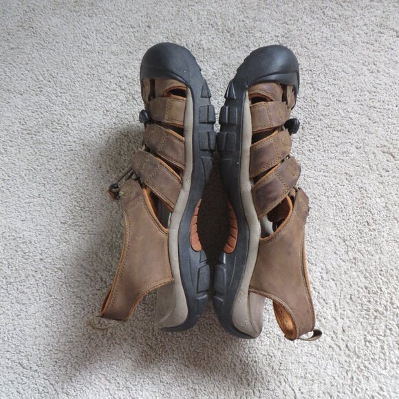 Keen Mens Newport Leather Sandals Size 14 Brown Closed Toe Waterproof main image 7